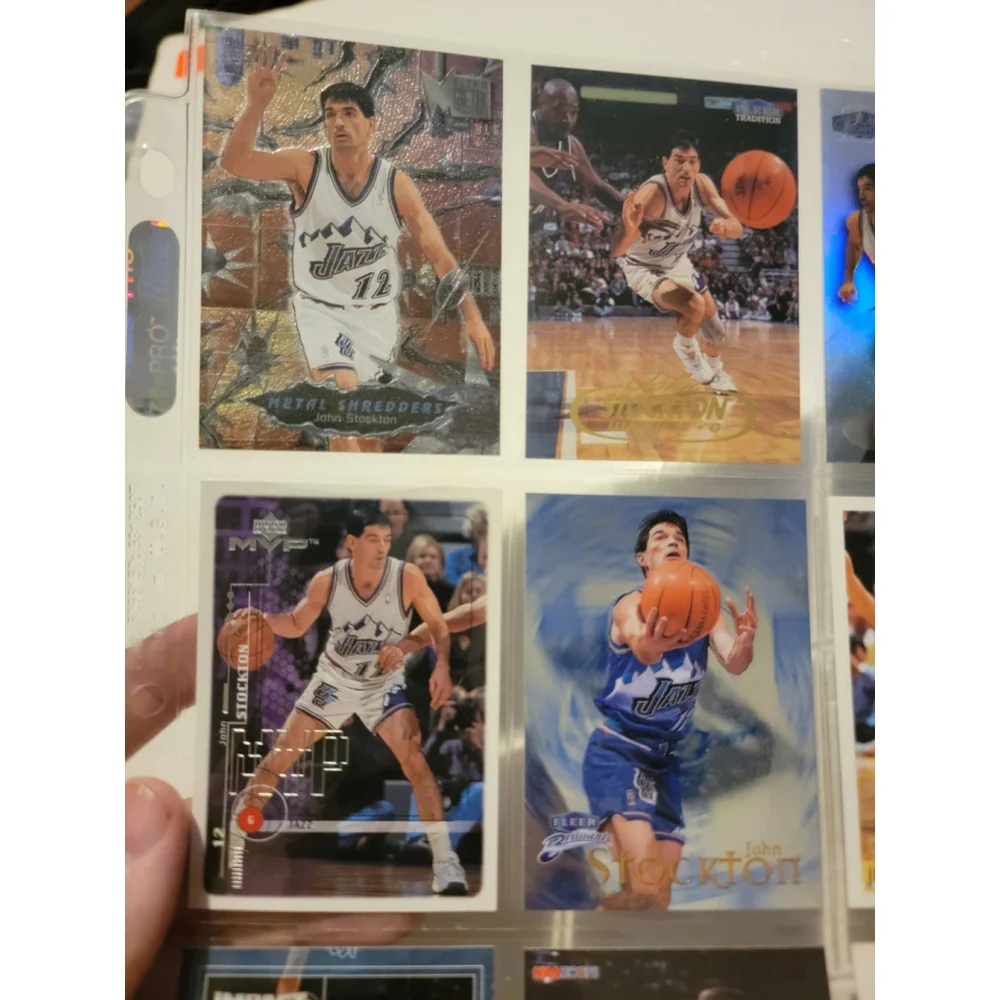 9 NBA Basketball Trading Cards John Stockton Utah Jazz Gonzaga Upper Deck